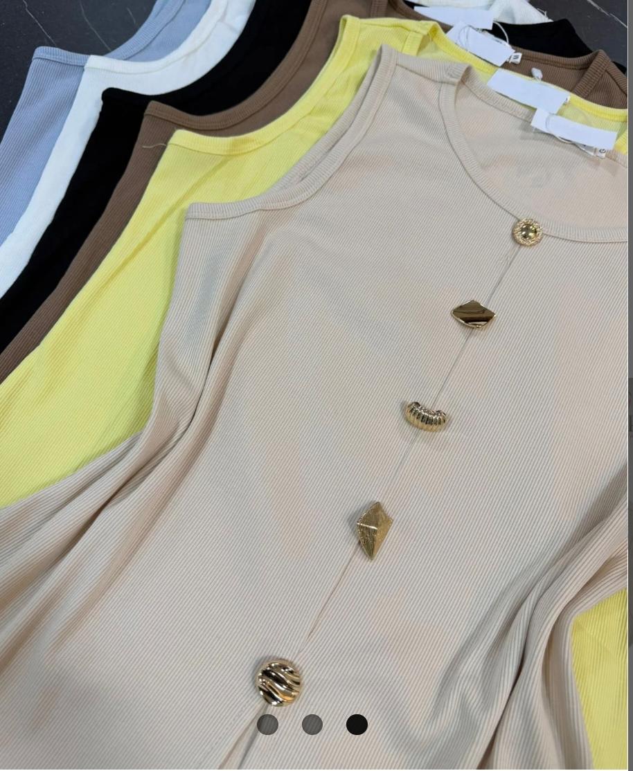 blusa algodão canelado S/P — foto 3
