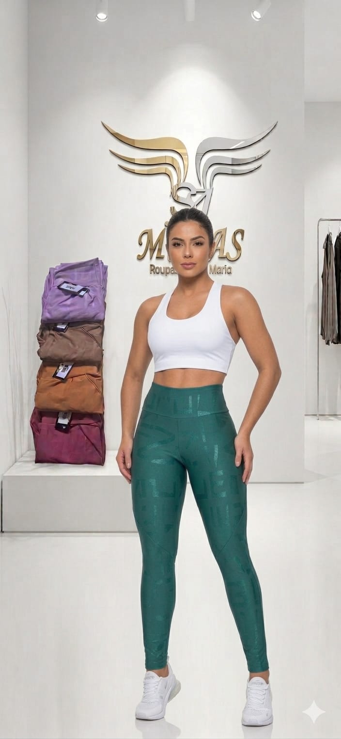 calça fitnes poliamida C/D — foto 1