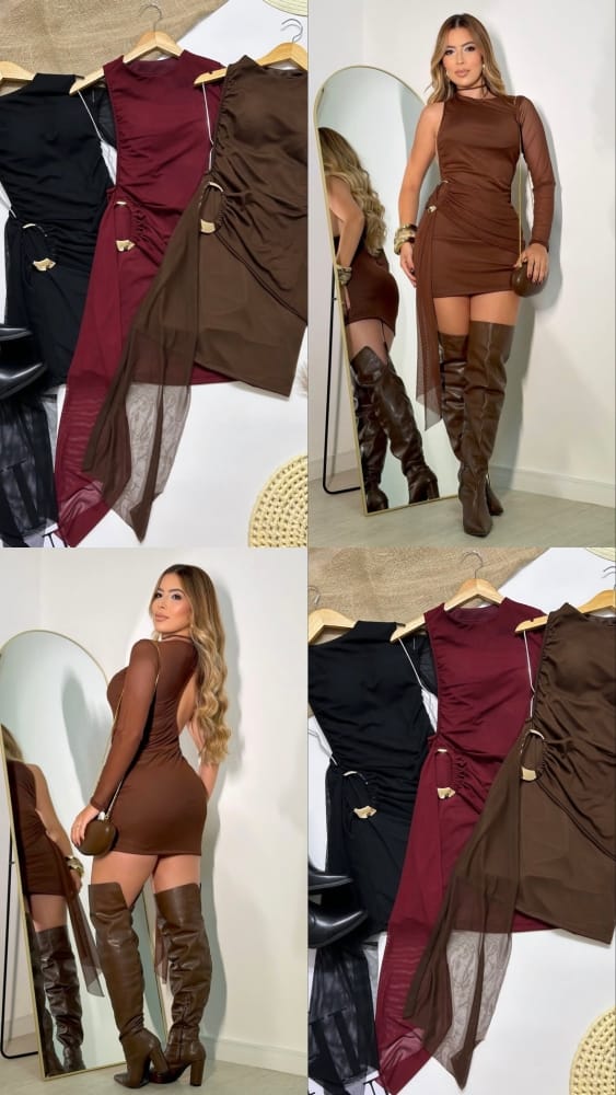 vestido tule argola — foto 1