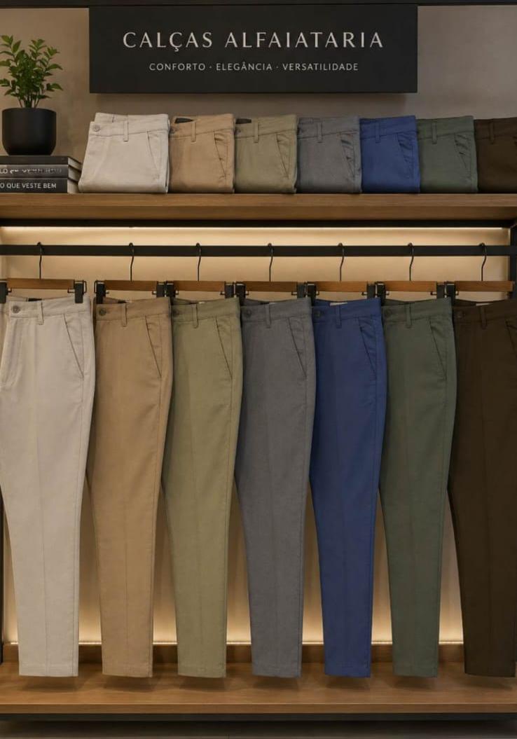 calça victhara jeans alfaiataria C/E
