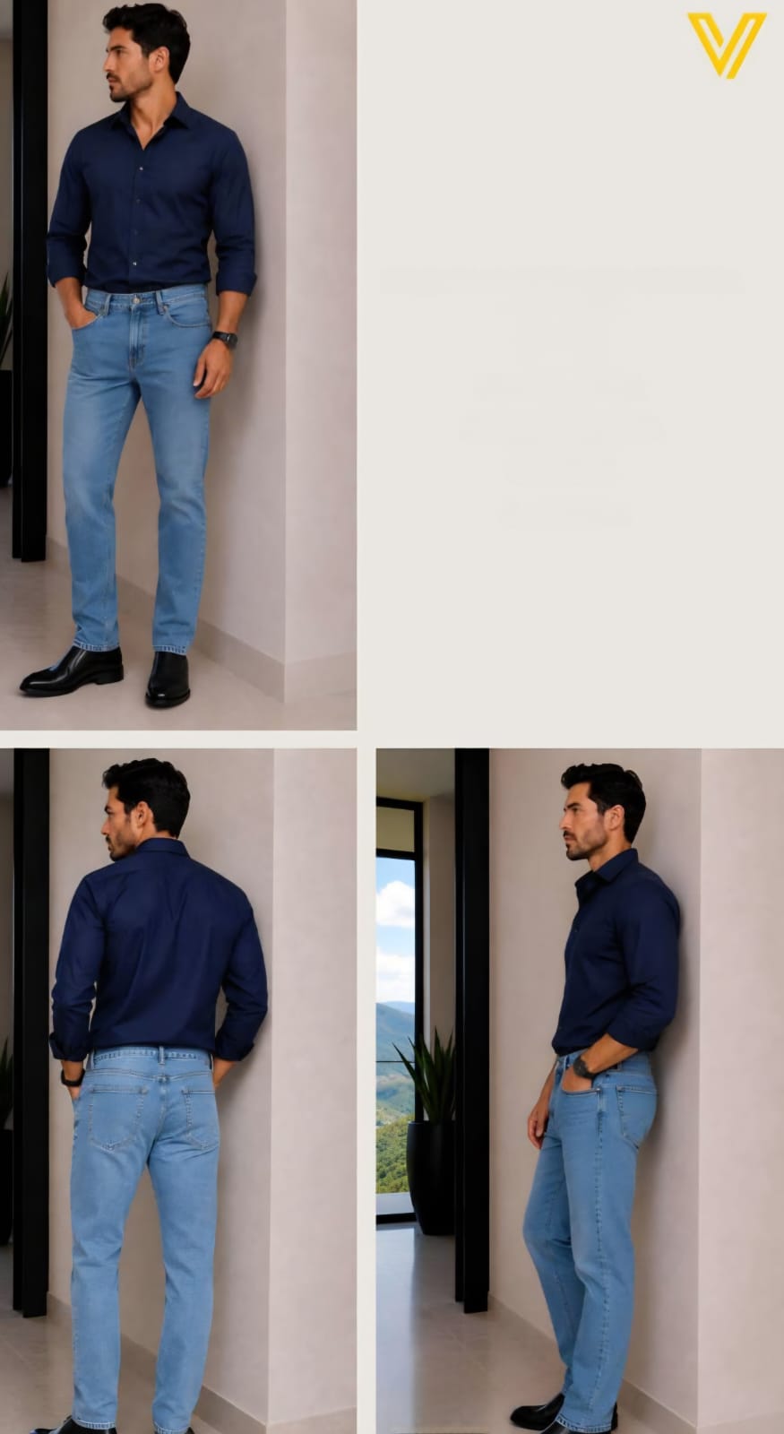 CALÇA VICTHARA JEANS SEM ELASTANO
