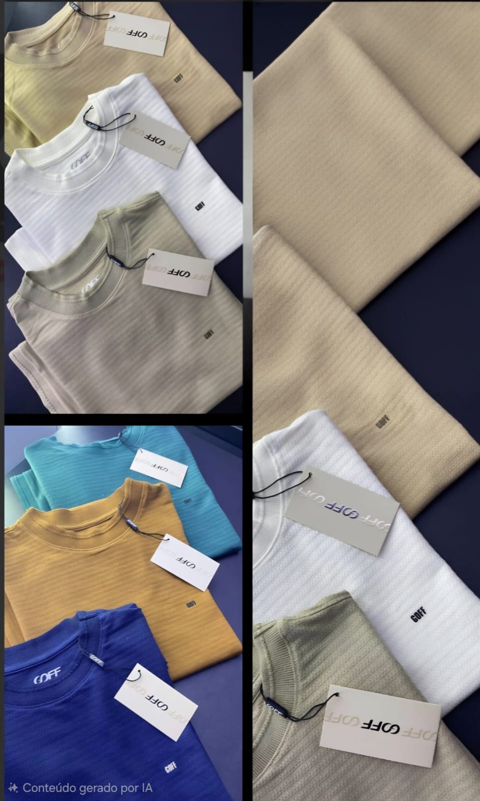 camiseta gola careca — foto 1